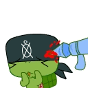 小人鞠躬道歉折纸4