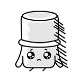 跪坐小人道歉表情5 跪坐小人道歉表情5