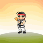 黄脸微信表情一家五口1