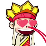 看电视动态表情包2