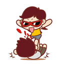 倒着文字表情5 倒着文字表情5