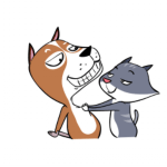 动漫猫咪打键盘的表情包6