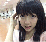 美女鼓掌拍手表情动图4