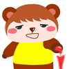 轻松小熊动态表情6