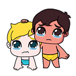 美女投降表情包gif1