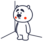 微信白色卡通小狗表情7 微信白色卡通小狗表情7