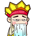 女孩露出搞怪表情4