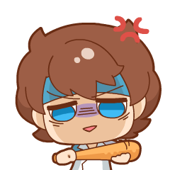 打屁股的可爱表情包6