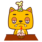 冬天睡觉动态表情包3