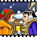 二次元动漫美少女跳舞表情包8