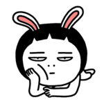 可爱表情包图片卖萌简笔画5