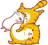 蜜桃猫做家务动态表情8 蜜桃猫做家务动态表情8