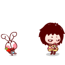 自拍表情搞怪姿势2