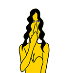 美女天气转凉多添衣服表情包8