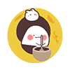 蜜桃猫做家务动态表情10 蜜桃猫做家务动态表情10